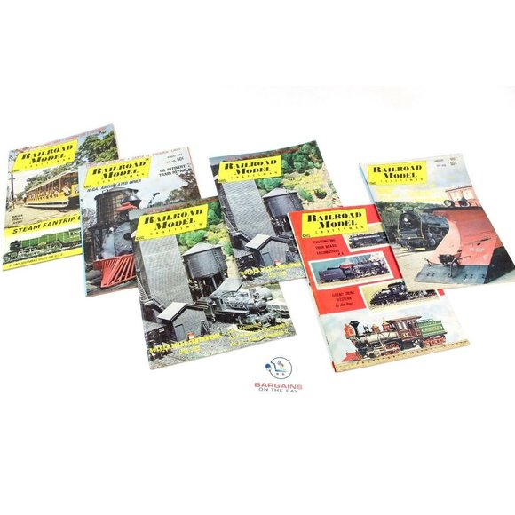 6 VTG 1969 Railroad Model Craftsman Magazine Lot: JAN, FEB, MAY (2), AUG, OCT - Picture 1 of 7